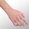 Thumbnail Image 3 of 1 CT. T.W. Diamond Cuban Curb Chain Bracelet in 10K Gold - 8.5&quot;