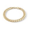 Thumbnail Image 1 of 250 Gauge Solid Cuban Curb Chain Bracelet in 10K Gold - 8.5"