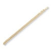Thumbnail Image 3 of 250 Gauge Solid Cuban Curb Chain Bracelet in 10K Gold - 8.5"