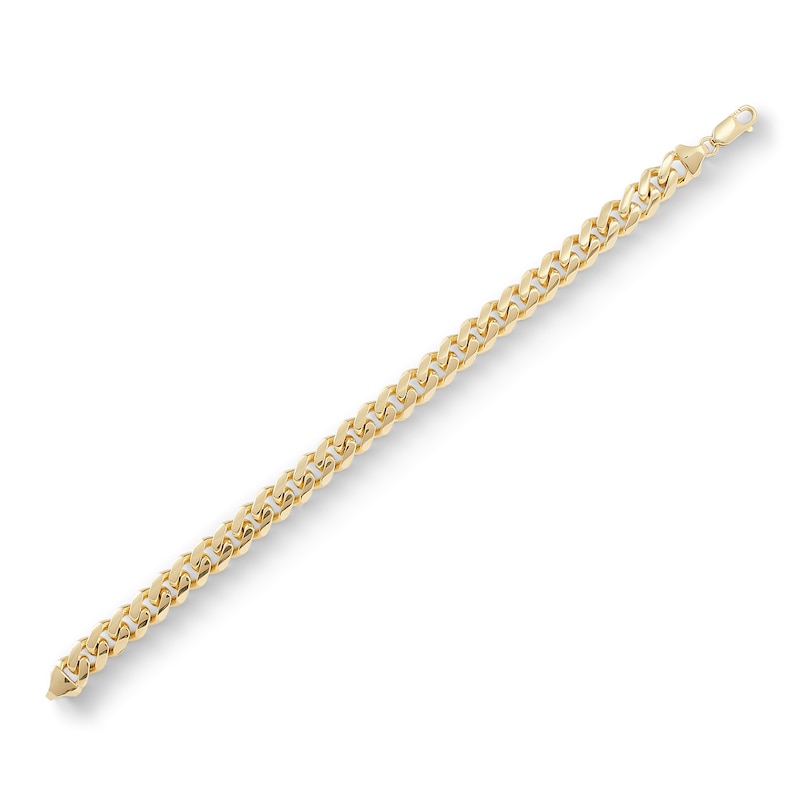 Main Image 3 of 250 Gauge Solid Cuban Curb Chain Bracelet in 10K Gold - 8.5"