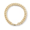 Thumbnail Image 4 of 250 Gauge Solid Cuban Curb Chain Bracelet in 10K Gold - 8.5"