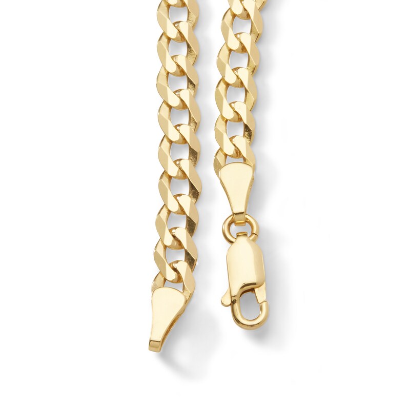 Main Image 2 of 140 Gauge Solid Cuban Curb Chain Necklace in 10K Gold - 24"
