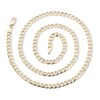 Thumbnail Image 4 of 140 Gauge Solid Cuban Curb Chain Necklace in 10K Gold - 24"