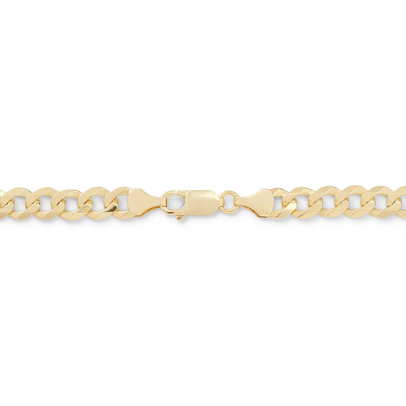 180 Gauge Solid Cuban Curb Chain Necklace in 10K Gold - 24"