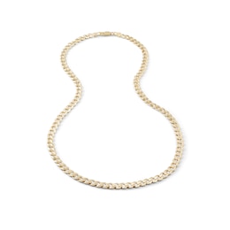 145 Gauge Solid Cuban Curb Chain Necklace in 10K Gold - 20&quot;