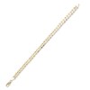 Thumbnail Image 2 of 180 Gauge Solid Cuban Curb Chain Bracelet in 10K Gold - 9"