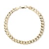 Thumbnail Image 3 of 180 Gauge Solid Cuban Curb Chain Bracelet in 10K Gold - 9"
