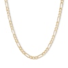 Thumbnail Image 0 of 100 Gauge Solid Figaro Chain Necklace in 10K Gold - 20"