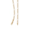 Thumbnail Image 1 of 100 Gauge Solid Figaro Chain Necklace in 10K Gold - 20"