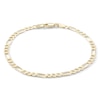 Thumbnail Image 0 of 100 Gauge Solid Figaro Chain Bracelet in 10K Gold - 8"