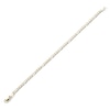 Thumbnail Image 3 of 100 Gauge Solid Figaro Chain Bracelet in 10K Gold - 8"