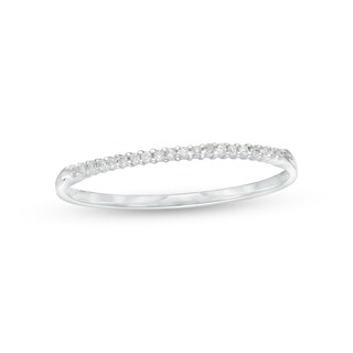 1/20 CT. T.W. Diamond Stackable Band in 10K Gold