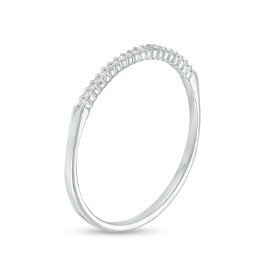 1/20 CT. T.W. Diamond Stackable Band in 10K Gold