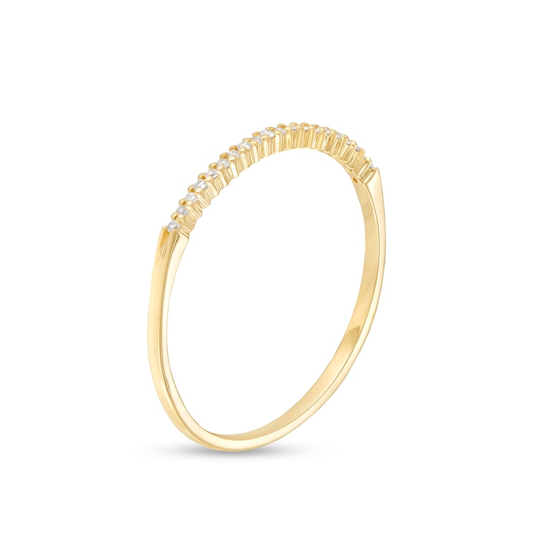 1/20 CT. T.W. Diamond Stackable Band in 10K Gold