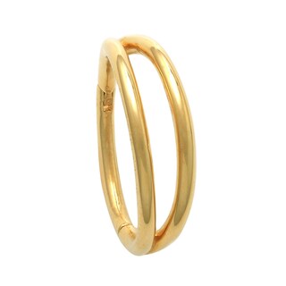 10K Gold Split Hoop - 16G 3/8"
