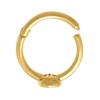 Thumbnail Image 1 of 018 Gauge 8mm Cubic Zirconia Cartilage Hoop in 10K Gold