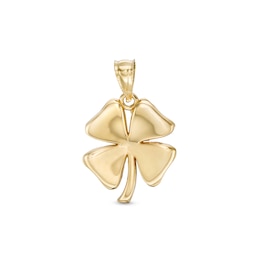 20mm Clover Charm in 10K Solid Gold