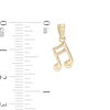 Thumbnail Image 1 of 18mm Music Note Charm in 10K Solid Gold