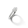 Thumbnail Image 1 of Oval Cubic Zirconia Ring in Solid Sterling Silver - Size 7