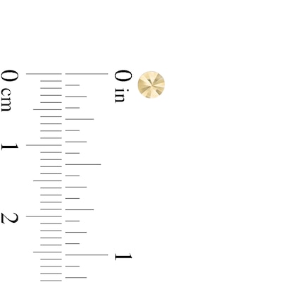 Diamond-Cut Stud Earrings in 10K Gold