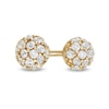 Thumbnail Image 1 of Cubic Zirconia Ball Stud Earrings in 10K Gold