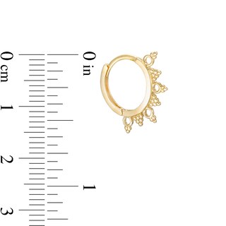 Huggie Hoop Earrings in 10K Gold