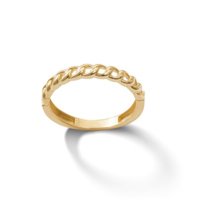 10K Gold Chain Link Ring