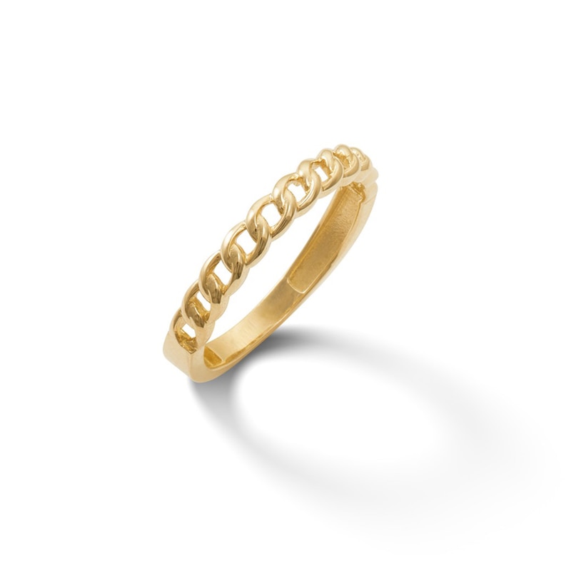 Chain Link Ring in 10K Gold