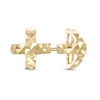 Thumbnail Image 0 of Diamond-Cut "X" Stud Earrings in 10K Gold