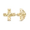 Thumbnail Image 0 of Diamond-Cut "X" Stud Earrings in 10K Gold