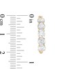 Thumbnail Image 1 of 4mm Cubic Zirconia Hoop Earrings in 10K Gold