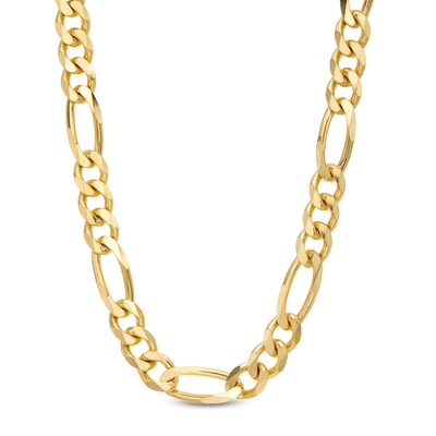 18K Gold Bonded Figaro Chain Made in Italy - 22"