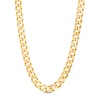 Thumbnail Image 0 of Made in Italy 180 Gauge Curb Chain Necklace in Solid Sterling Silver with 10K Gold Plate - 24"
