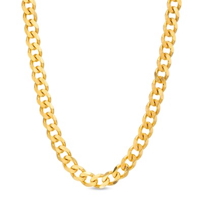 18K Gold Plated Curb Chain Made in Italy - 26"