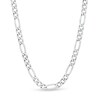 Thumbnail Image 1 of 120 Gauge Solid Figaro Chain Necklace in Sterling Silver