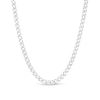 120 Gauge Solid Curb Chain Necklace in Sterling Silver - 22"
