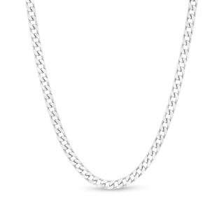 120 Gauge Solid Curb Chain Necklace in Sterling Silver - 22"