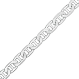 150 Gauge Solid Mariner Chain Bracelet in Sterling Silver - 8.5&quot;