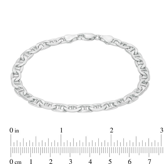 Sterling Silver Mariner Chain Bracelet - 8.5"