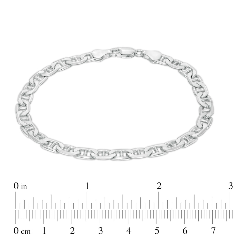 Main Image 2 of Sterling Silver Mariner Chain Bracelet - 8.5"