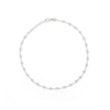040 Gauge Solid Cable Chain Anklet in Sterling Silver - 10"