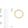 Thumbnail Image 3 of 10K Solid Gold Clicker Hoop - 16G 3/8"