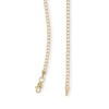 Thumbnail Image 1 of 060 Gauge Beveled Curb Chain Necklace in 14K Hollow Gold - 18"