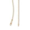 Thumbnail Image 2 of 060 Gauge Beveled Curb Chain Necklace in 14K Hollow Gold - 18"