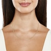 Thumbnail Image 3 of 060 Gauge Beveled Curb Chain Necklace in 14K Hollow Gold - 18"