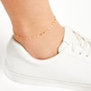 Thumbnail Image 2 of 10K Solid Gold Forzentina Chain Anklet