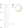 020 Gauge Beaded Nose Ring in 10K Gold - 5/16"