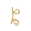 Thumbnail Image 1 of Bead Criss-Cross Ear Cuff in 10K Gold
