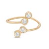 Thumbnail Image 1 of Cubic Zirconia Wrap Toe Ring in 10K Gold Tube