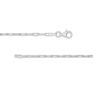 Sterling Silver Paper Clip Cable Chain - 18"